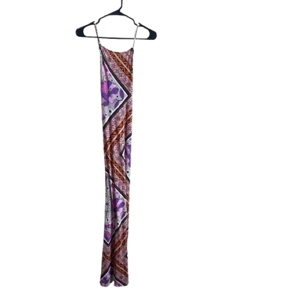 Forever 21 Long Stretch Flattering Maxi Vacation Summer Dress Square Neck Medium - Picture 2 of 7
